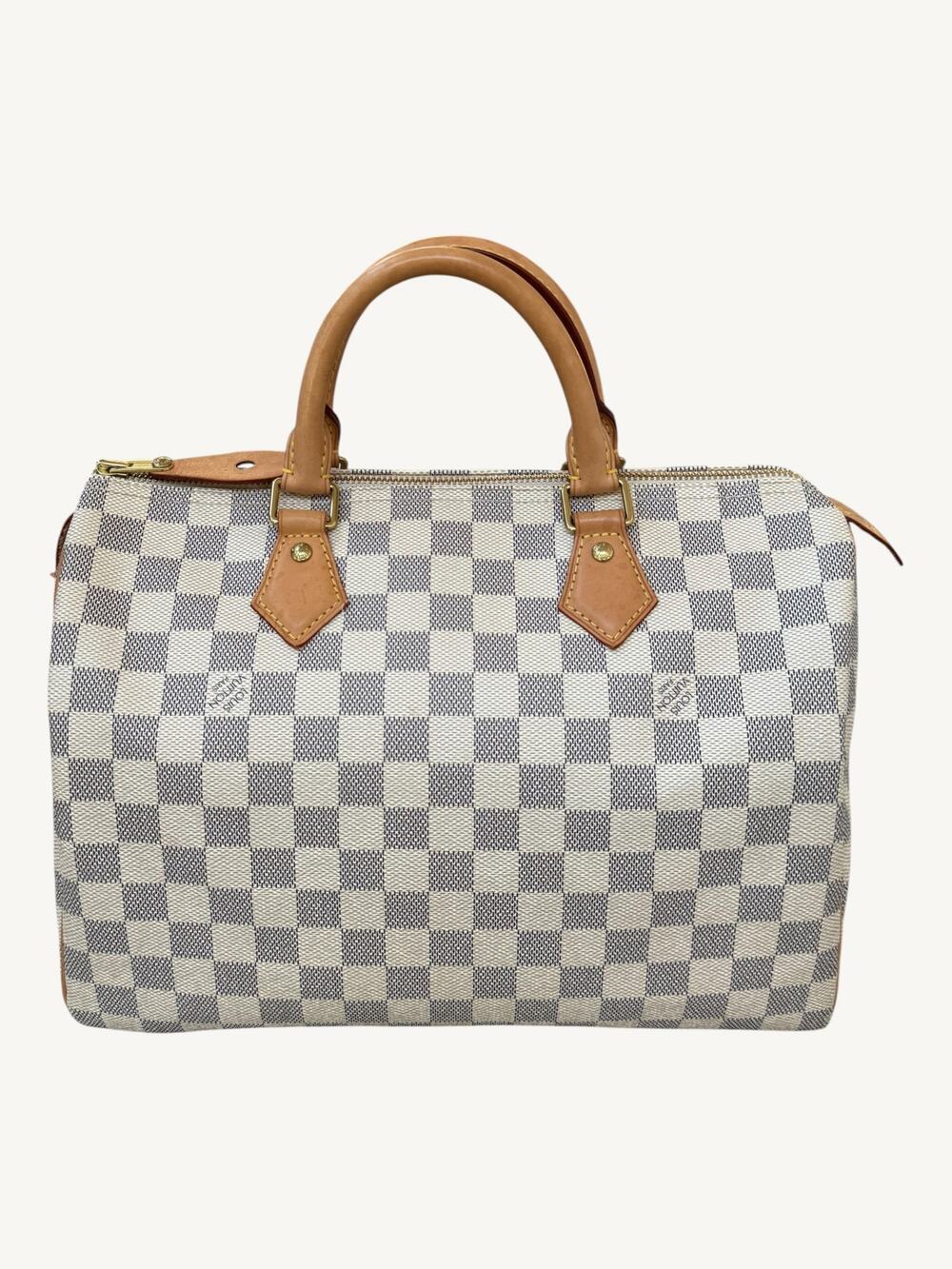 Louis Vuitton Speedy 30 Damier Azur Vintage Handbag Excellent Condition